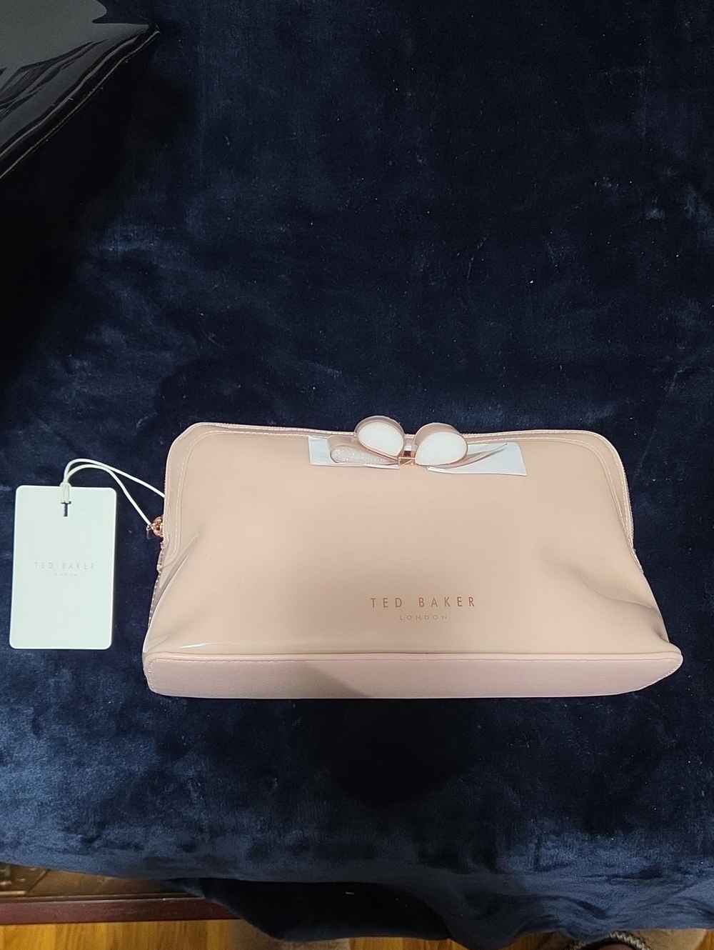 Ted Baker Blush Pink Bow Cosmetic Case